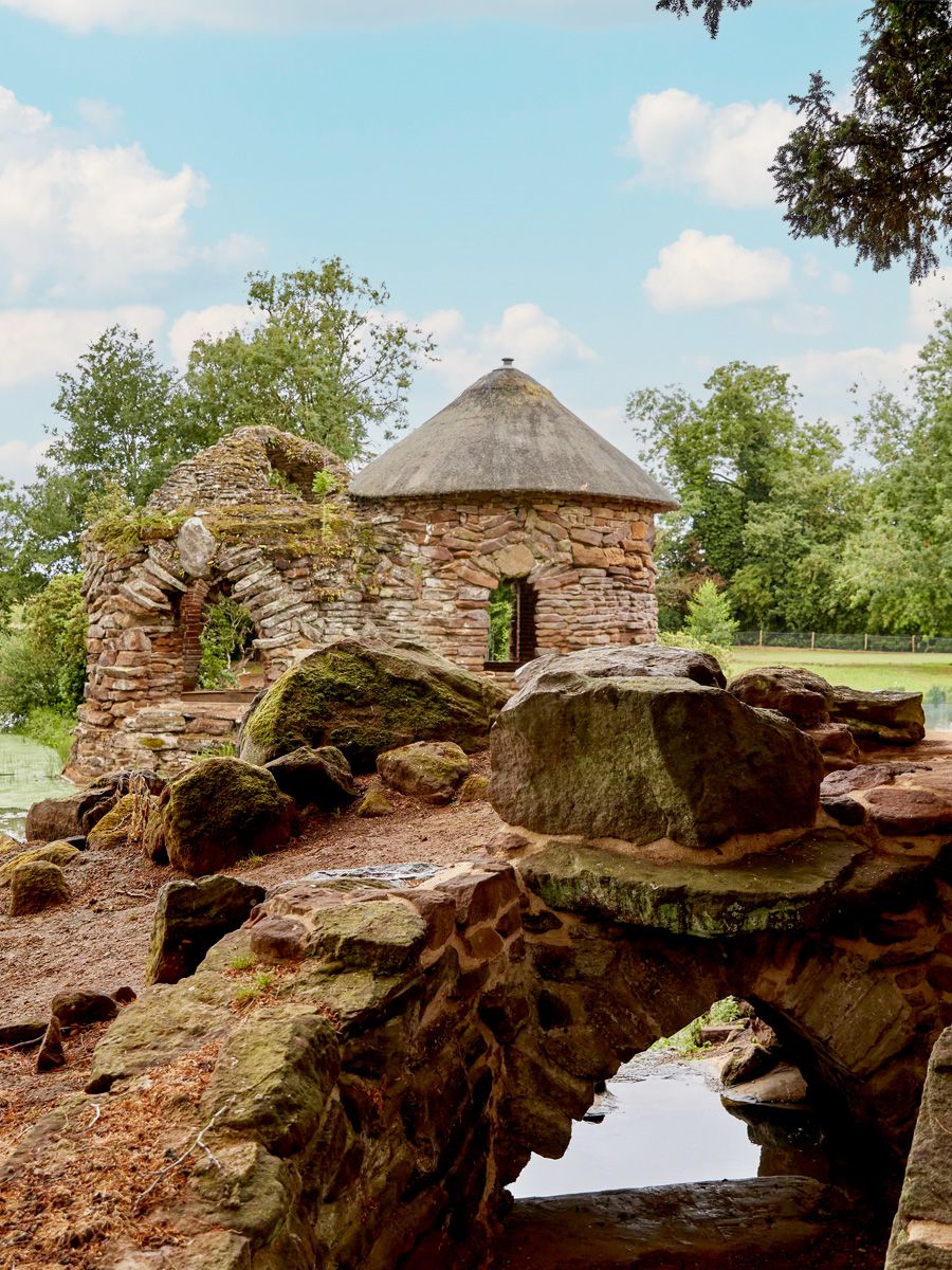 The bath house at Wrest Park
