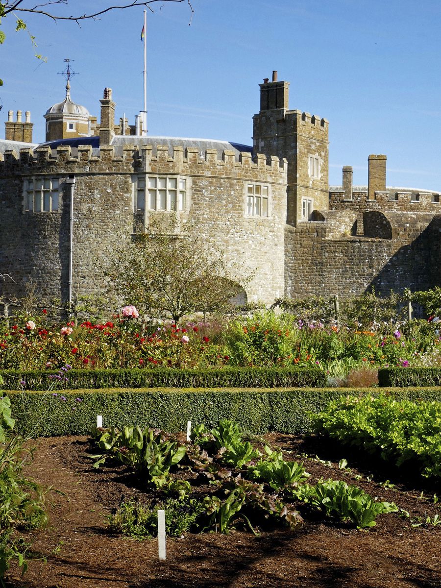 Walmer Castle's kitchen garden