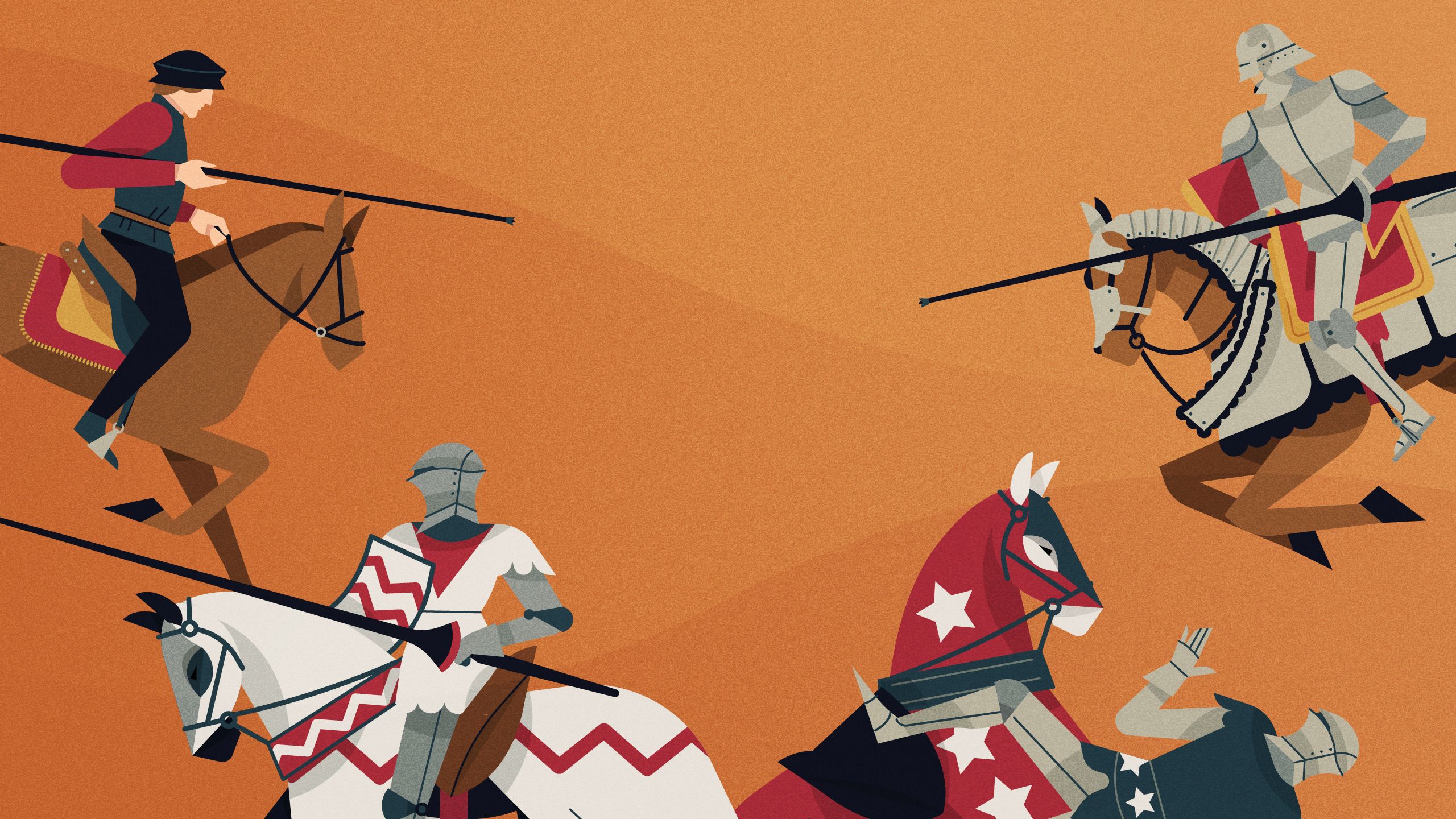 medieval knights jousting