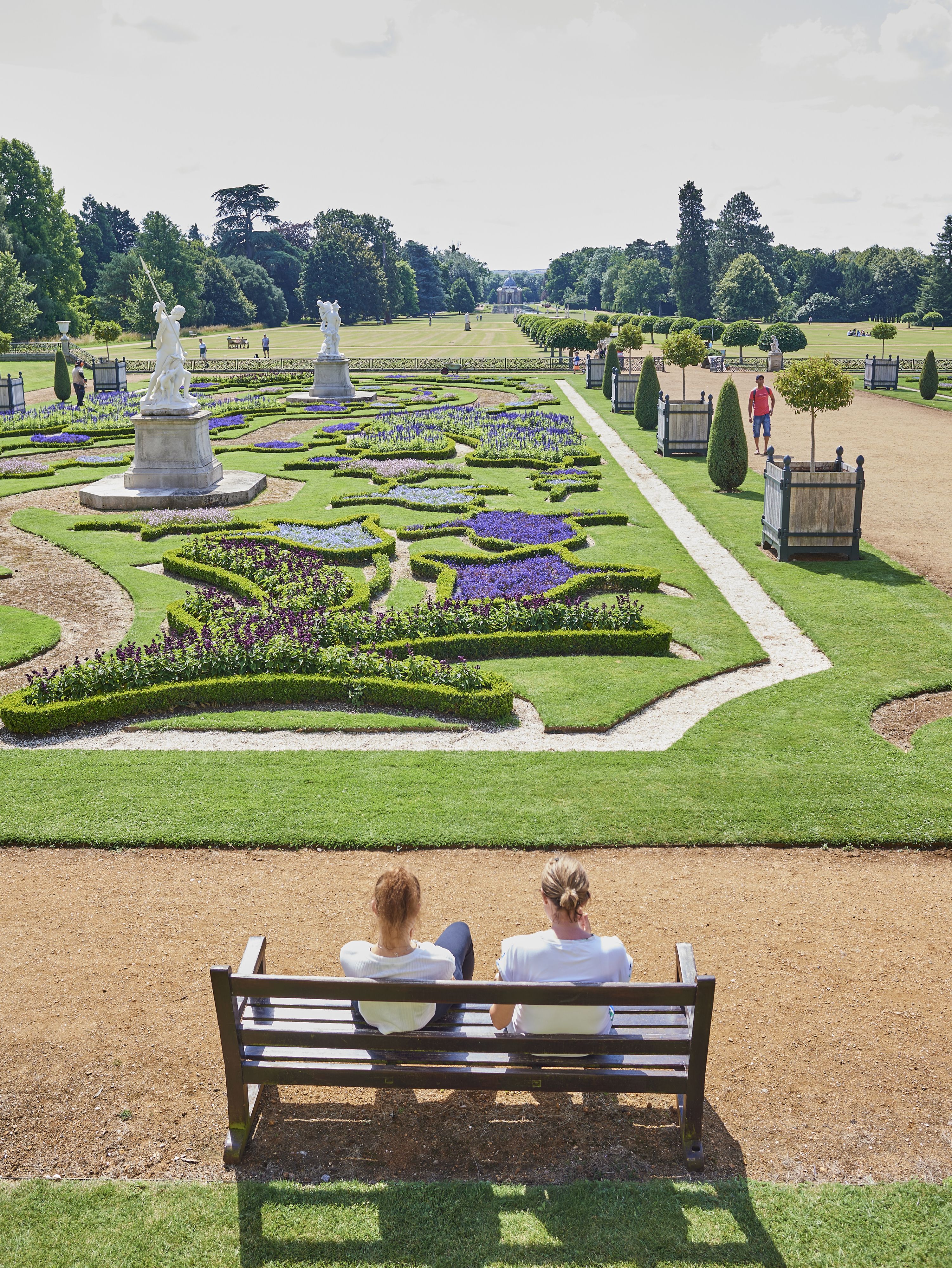 The French parterre at Wrest Park