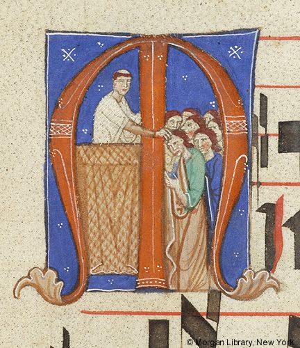 Image: Illustration from a 13th-century manuscript showing the distribution of ashes