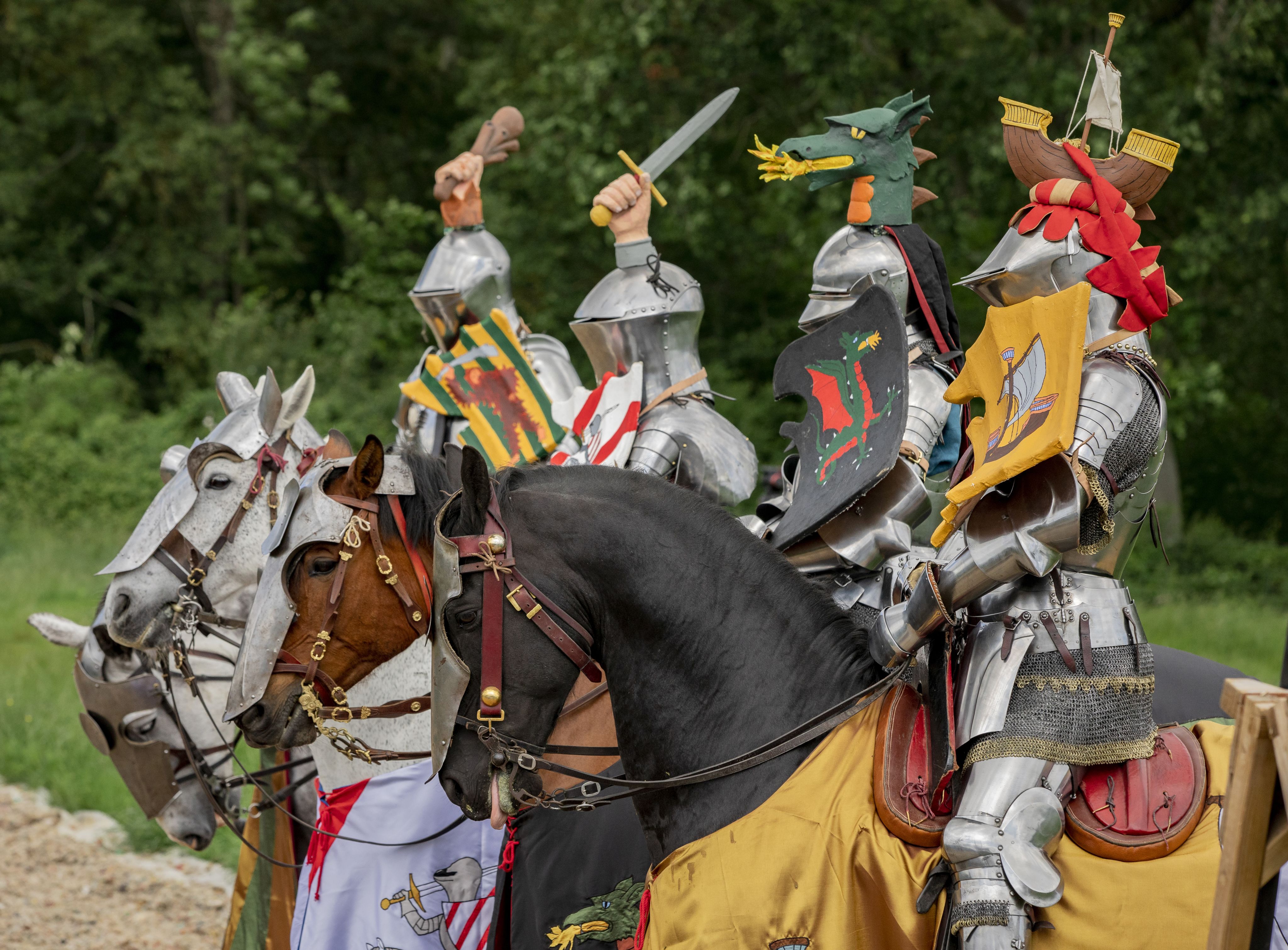 Image: 15th-century knights