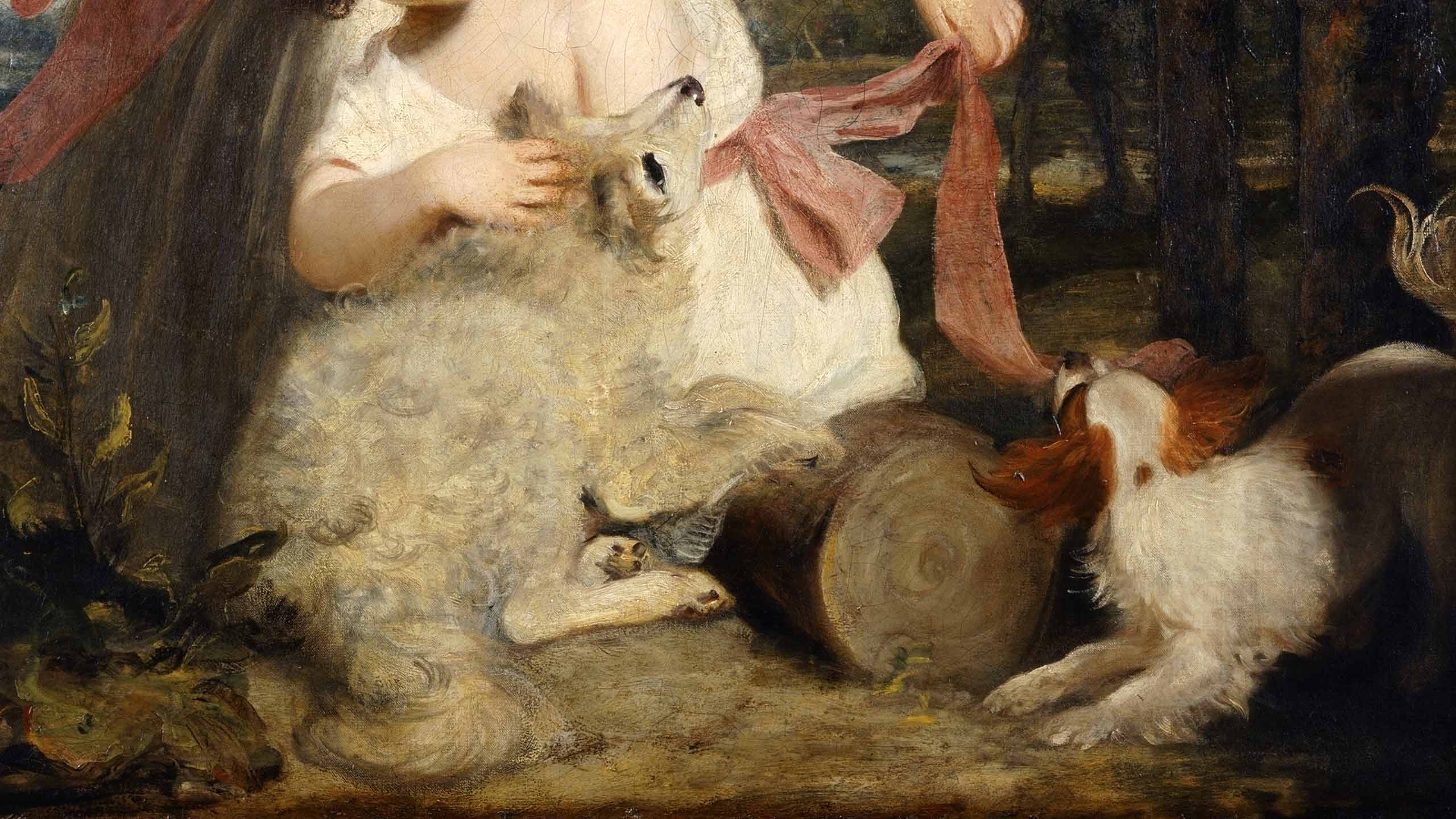 Detail from The Brummell Children, by Joshua Reynolds c.1781–2