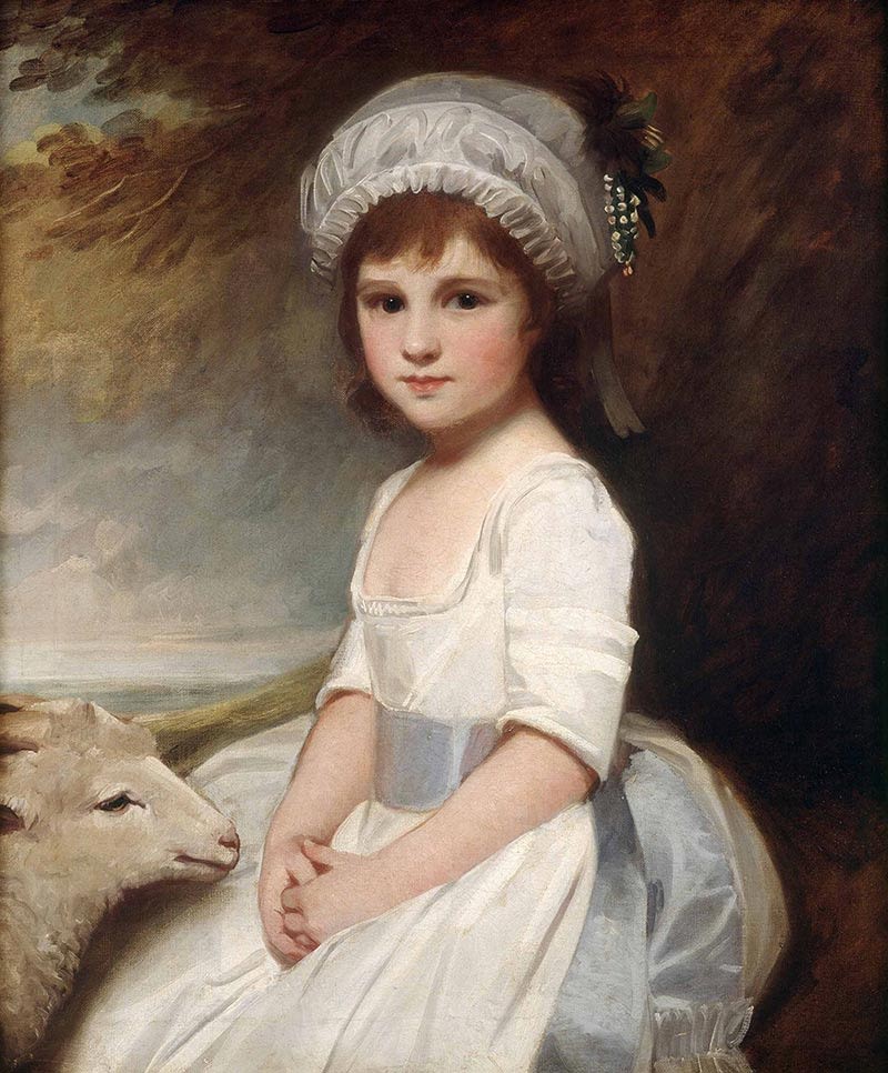 Miss Martindale, by George Romney, 1781–2