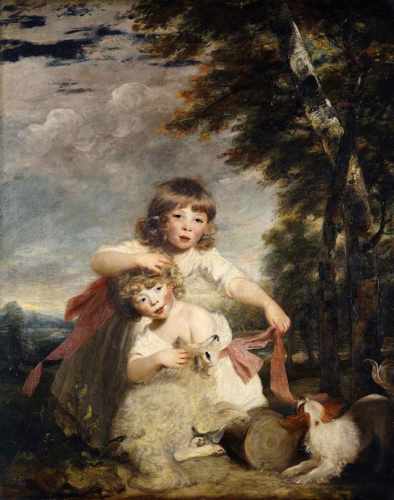 The Brummell Children, by Joshua Reynolds, c.1781–2