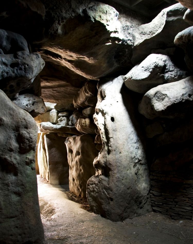 Image: Interior view of West Kennet Long Barrow © Historic England