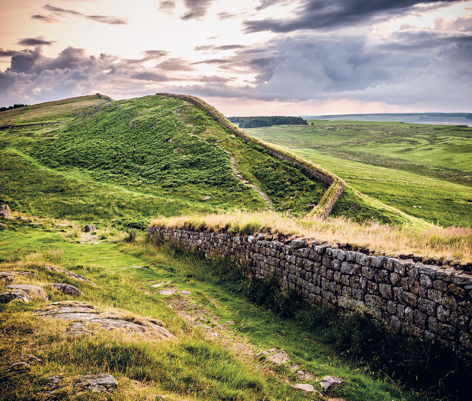A view of Hadrian's Wall